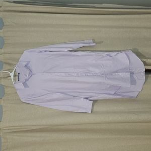 Purple button down tunic